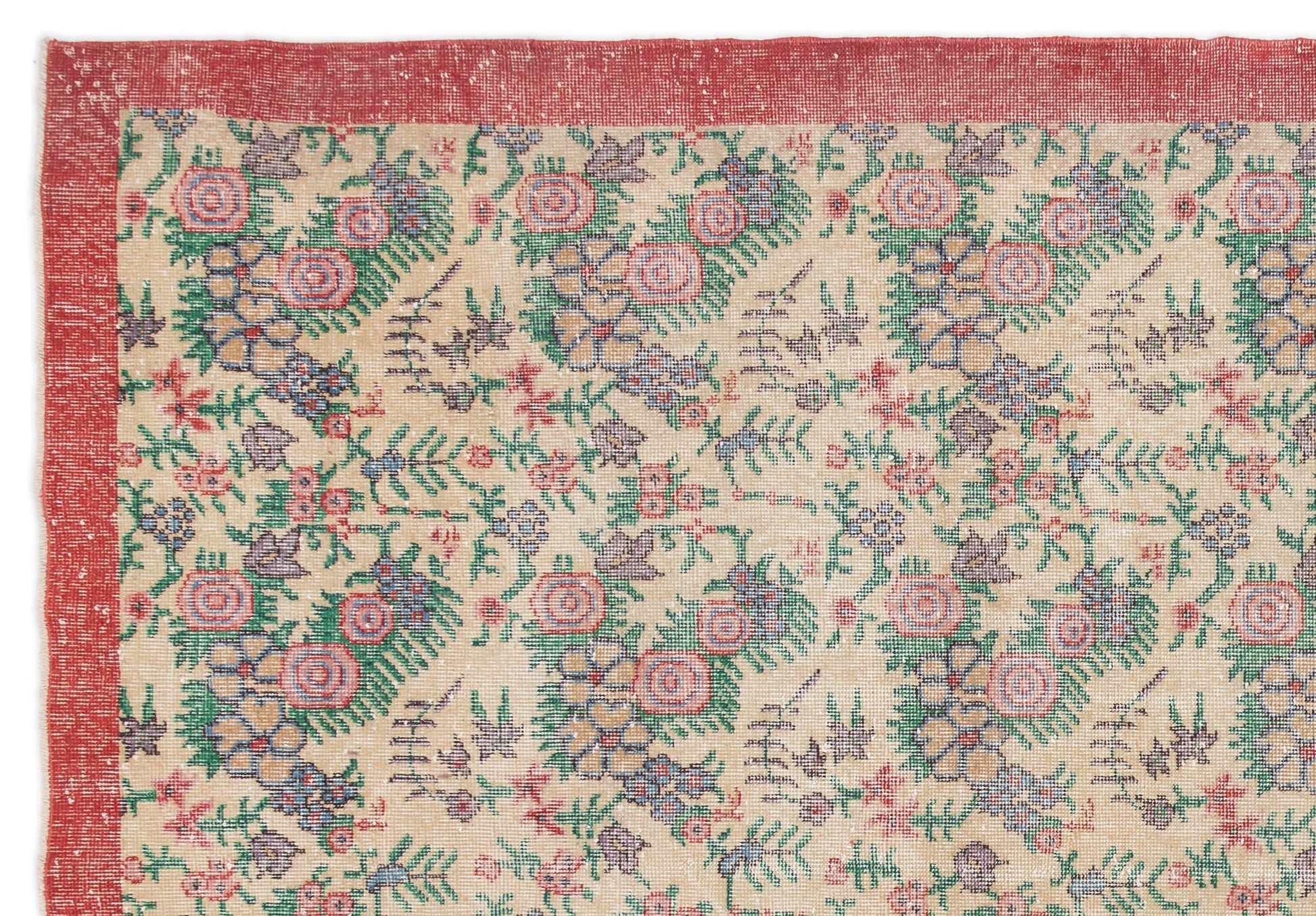 Atina Bej Eskitme Yün El Dokuma Halısı 215 x 311 Apex Unique