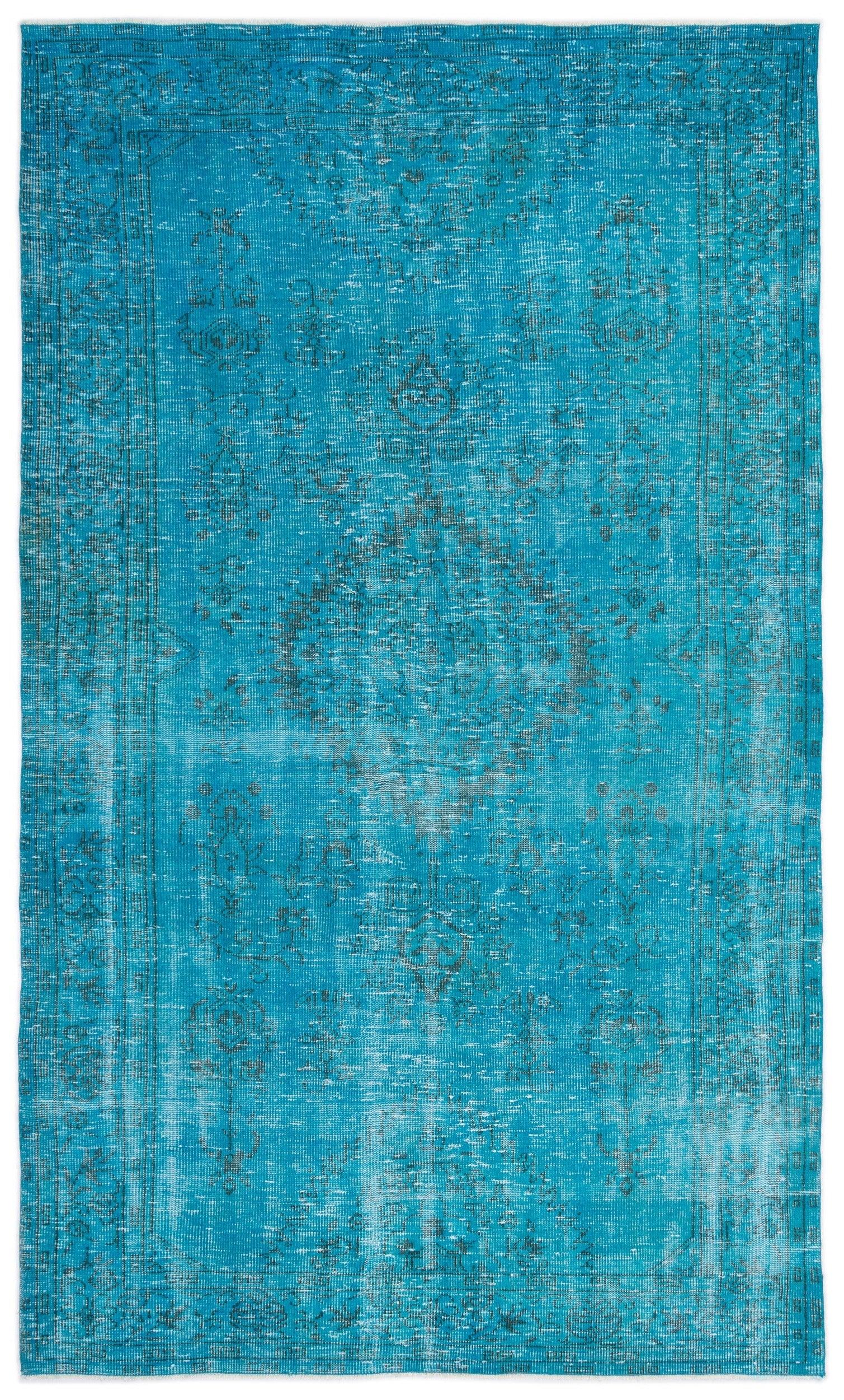 Beyaz Gri Bohem Eskitme Yün Halı 179x290
