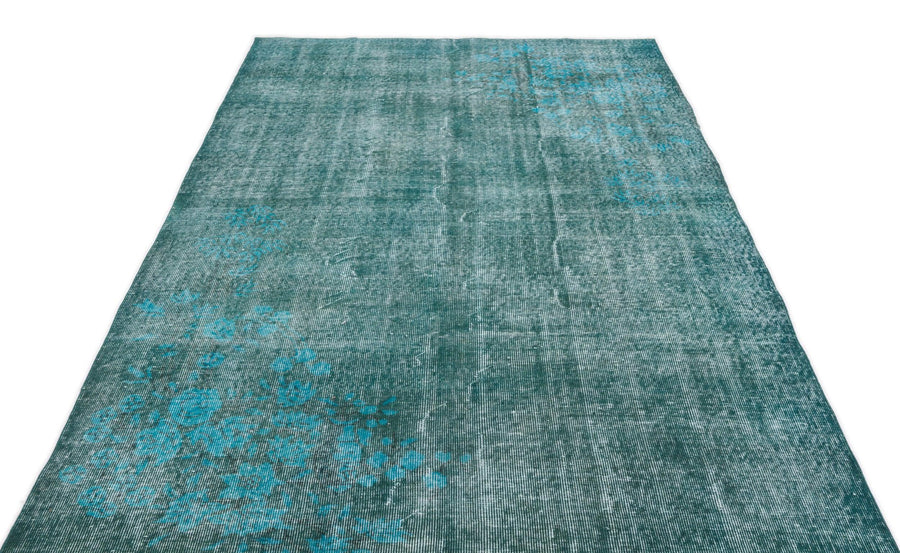 Beyaz Ekru Bohem Eskitme Yün Halı 168x275