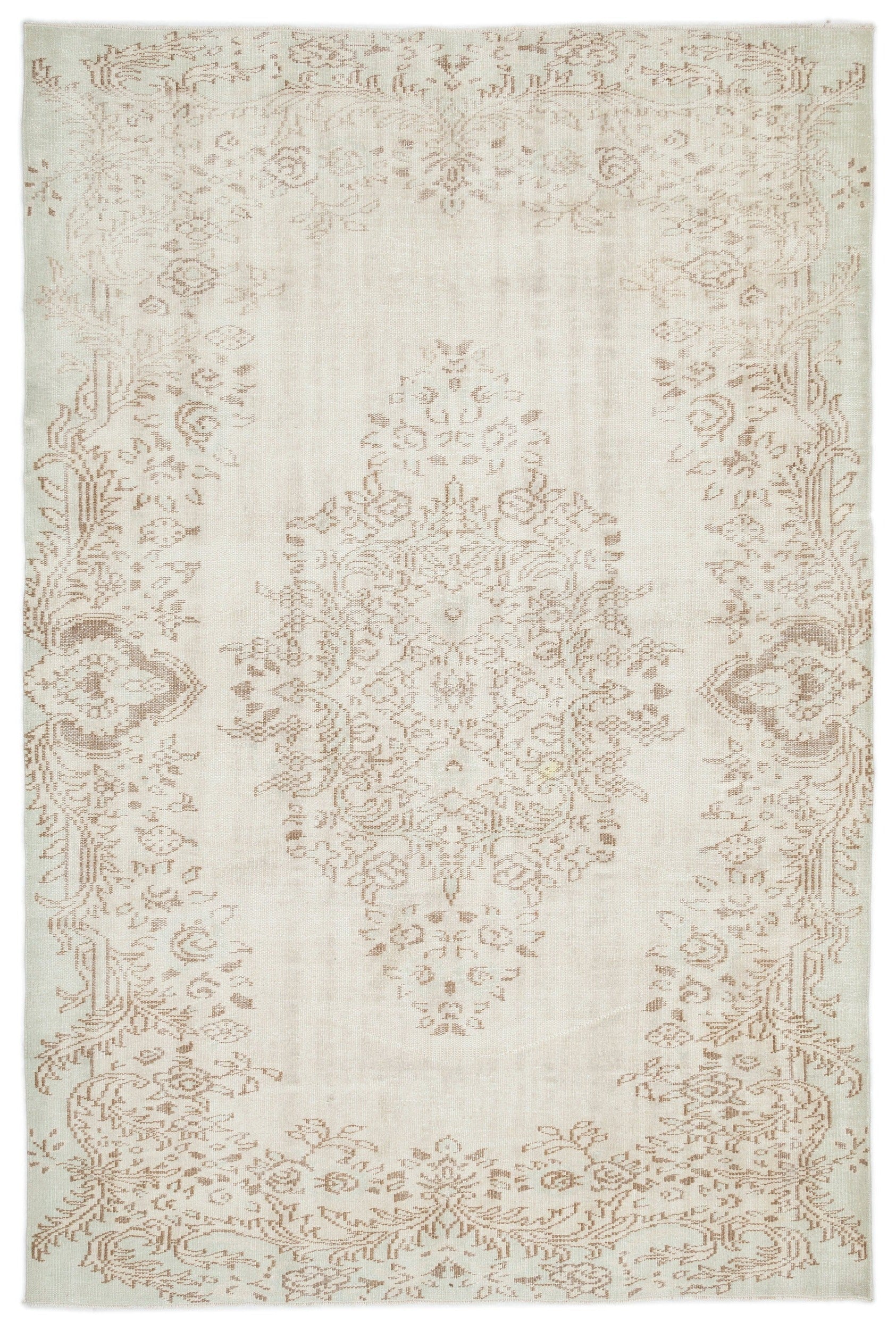 Atina Bej Eskitme Yün El Dokuma Halısı 187 x 285 Apex Unique