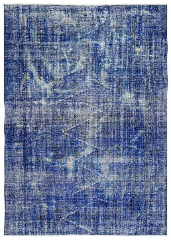 Mavi Anadolu Vintage Stil Yün Halı 188x266 - Özel Seri