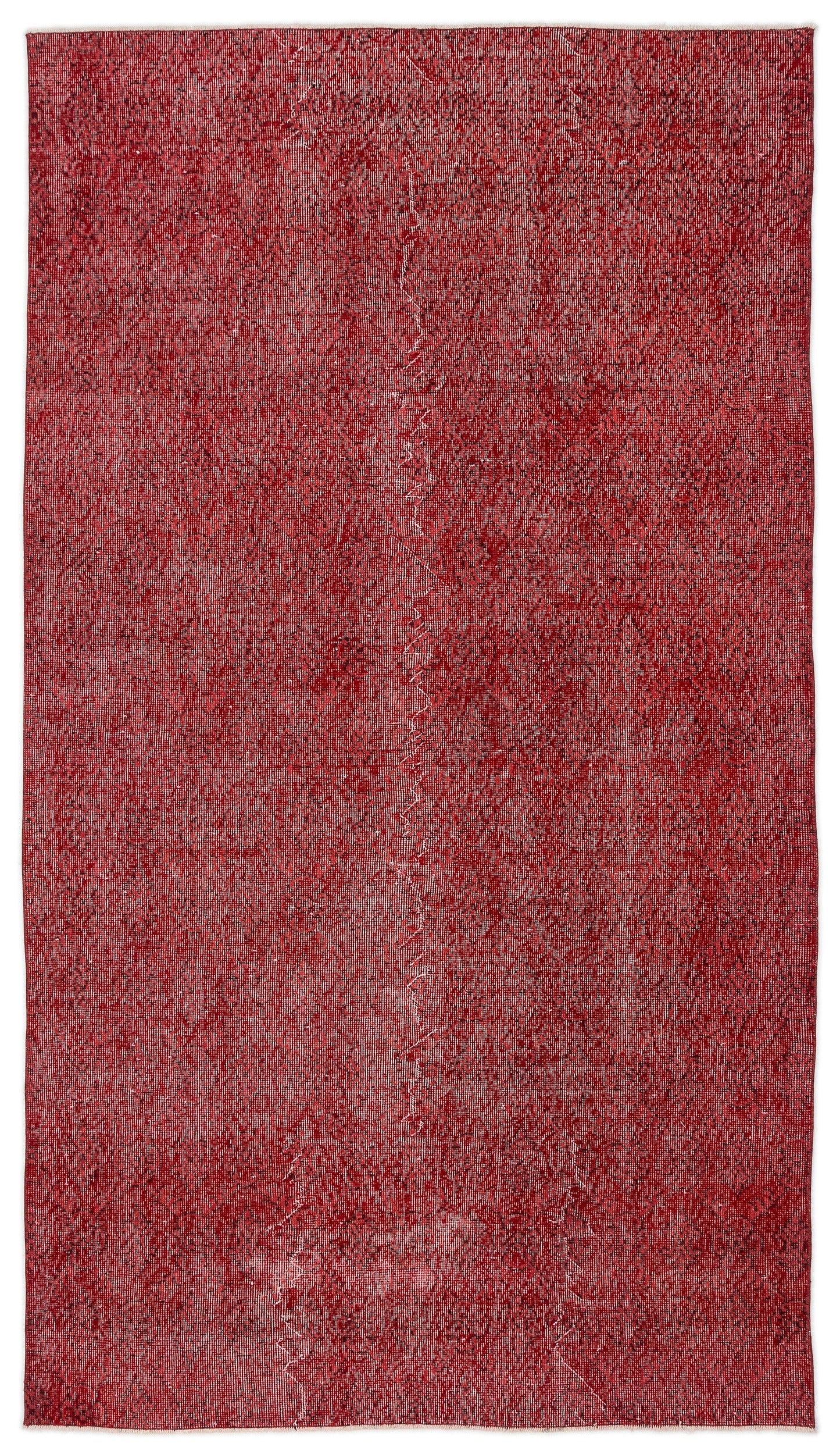 Atina Kırmızı Eskitme Yün El Dokuma Halısı 156 x 275 Apex Unique