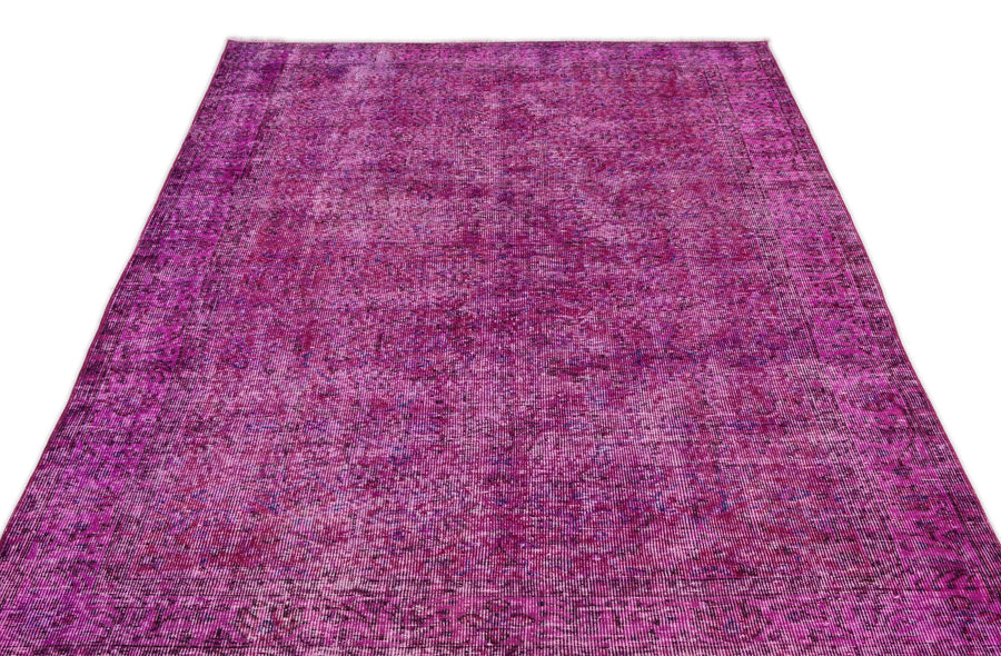 Pembe Anadolu Eskitme Klasik Yün Halı 145x268 - Özel Seri