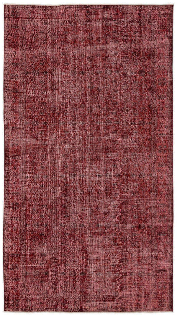 Kırmızı Anadolu Eskitme Yün Halı 156x285 - Özel Seri