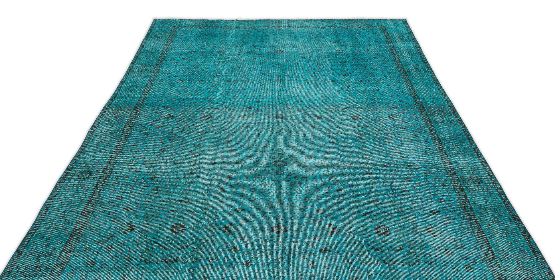 Bej Gri Bohem Eskitme Yün Halı 194x300
