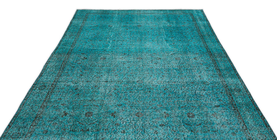 Bej Gri Bohem Eskitme Yün Halı 194x300