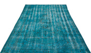 Atina Turkuaz Eskitme Yün El Dokuma Halısı 182 x 305 Apex Unique