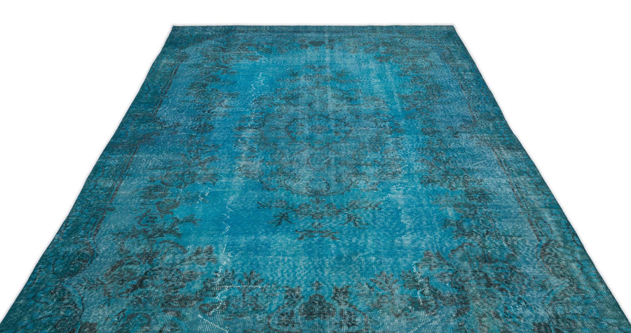 Gri Krem Bohem Eskitme Yün Halı 195x319