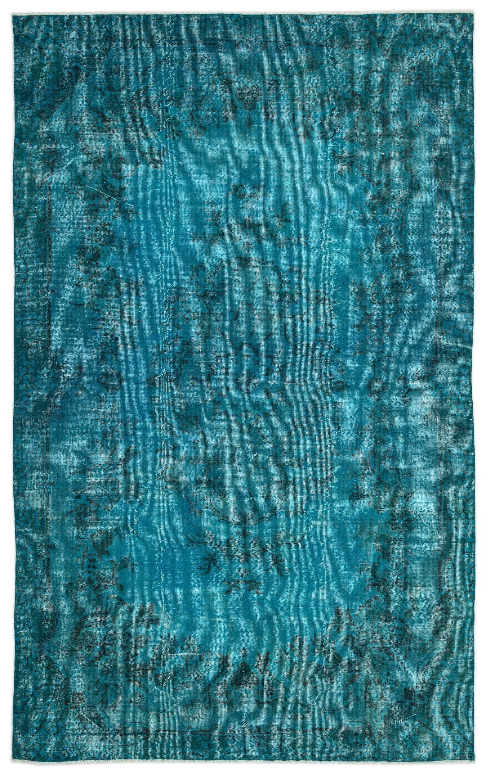 Gri Krem Bohem Eskitme Yün Halı 195x319