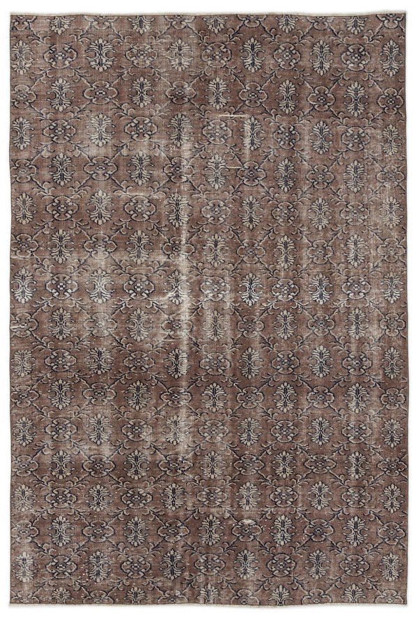 Bej Gri Anadolu Klasik Madalyonlu Yün Halı 169x258 - Özel Seri