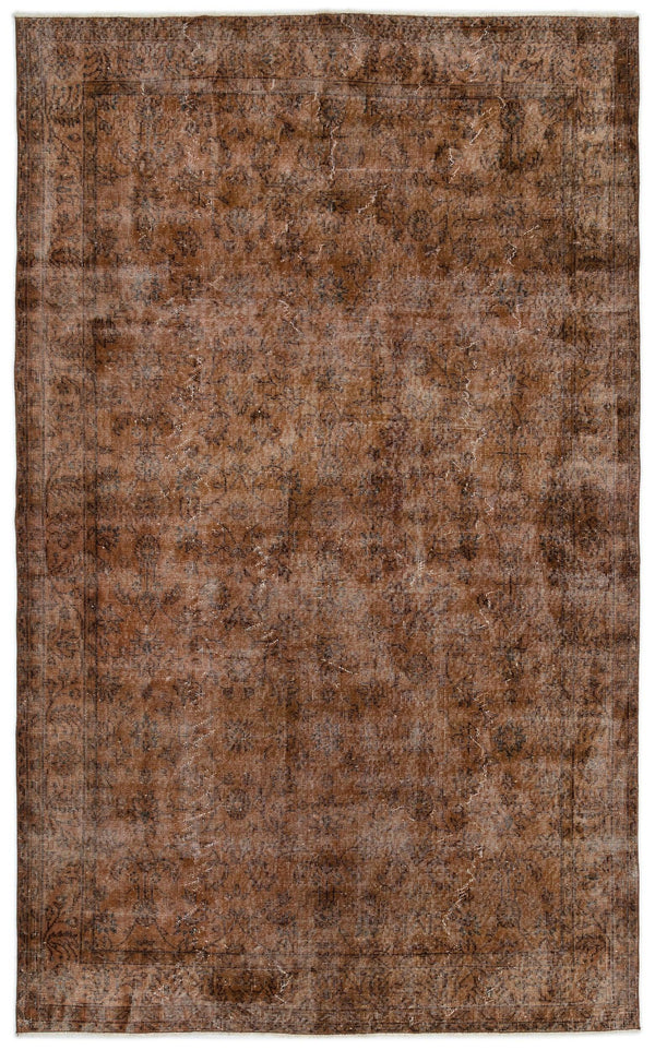 Bej Kiremit Anadolu Bohem Geometrik Yün Halı 192x310 - Özel Seri