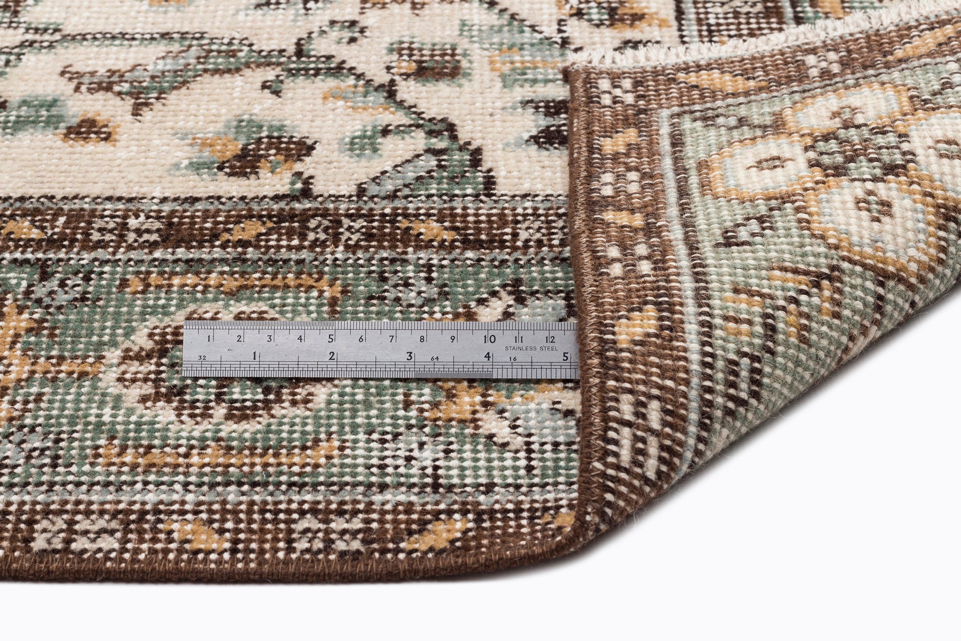 Atina Bej Eskitme Yün El Dokuma Halısı 166 x 292 Apex Unique