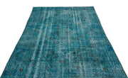 Beyaz Gri Eskitme Geometrik Yün Halı 161x264