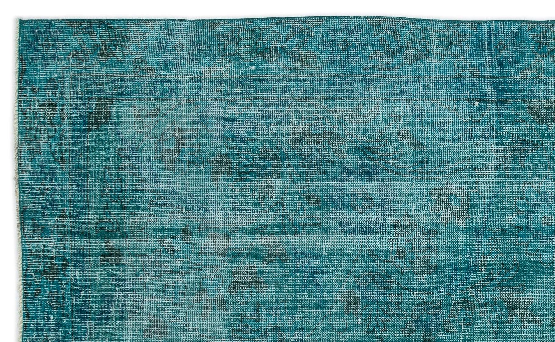 Beyaz Gri Eskitme Geometrik Yün Halı 161x264