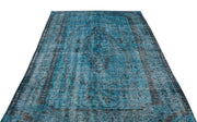 Beyaz Gri Eskitme Geometrik Yün Halı 152x260