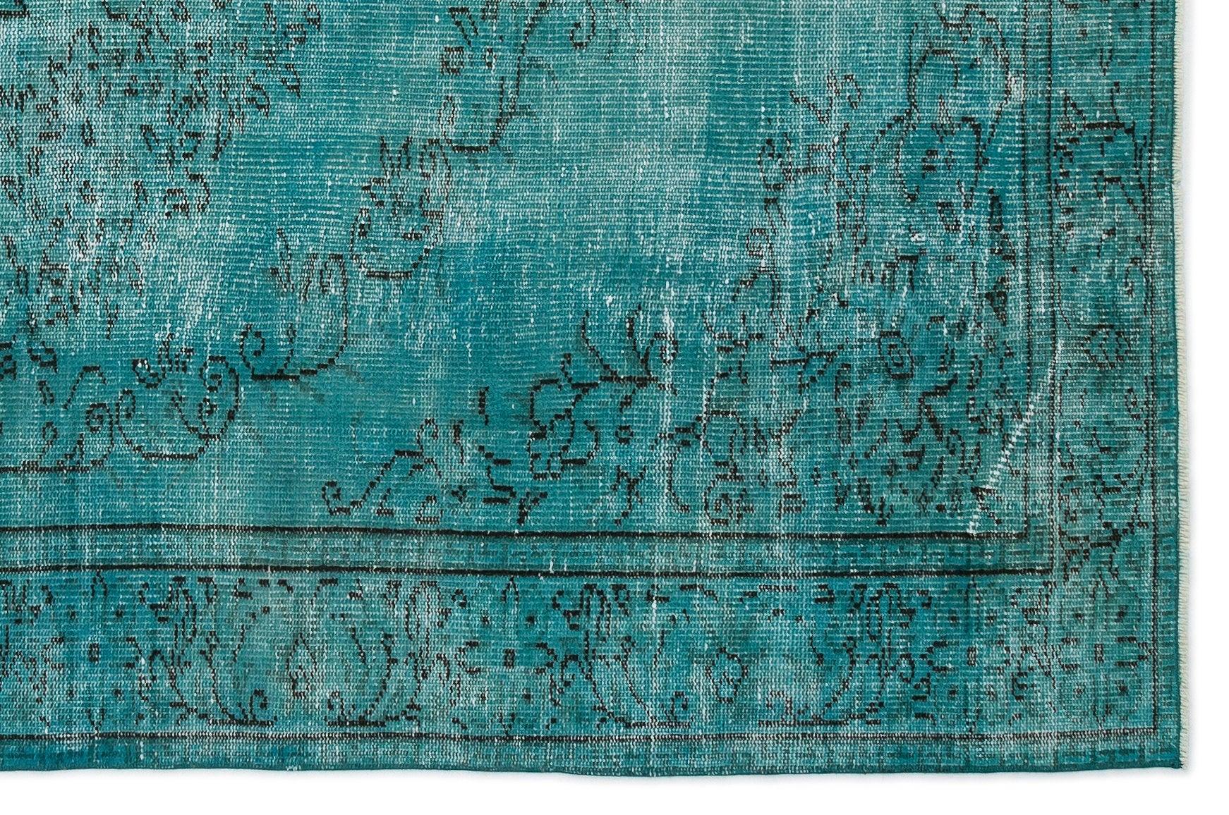 Beyaz Krem Bohem Eskitme Yün Halı 168x258