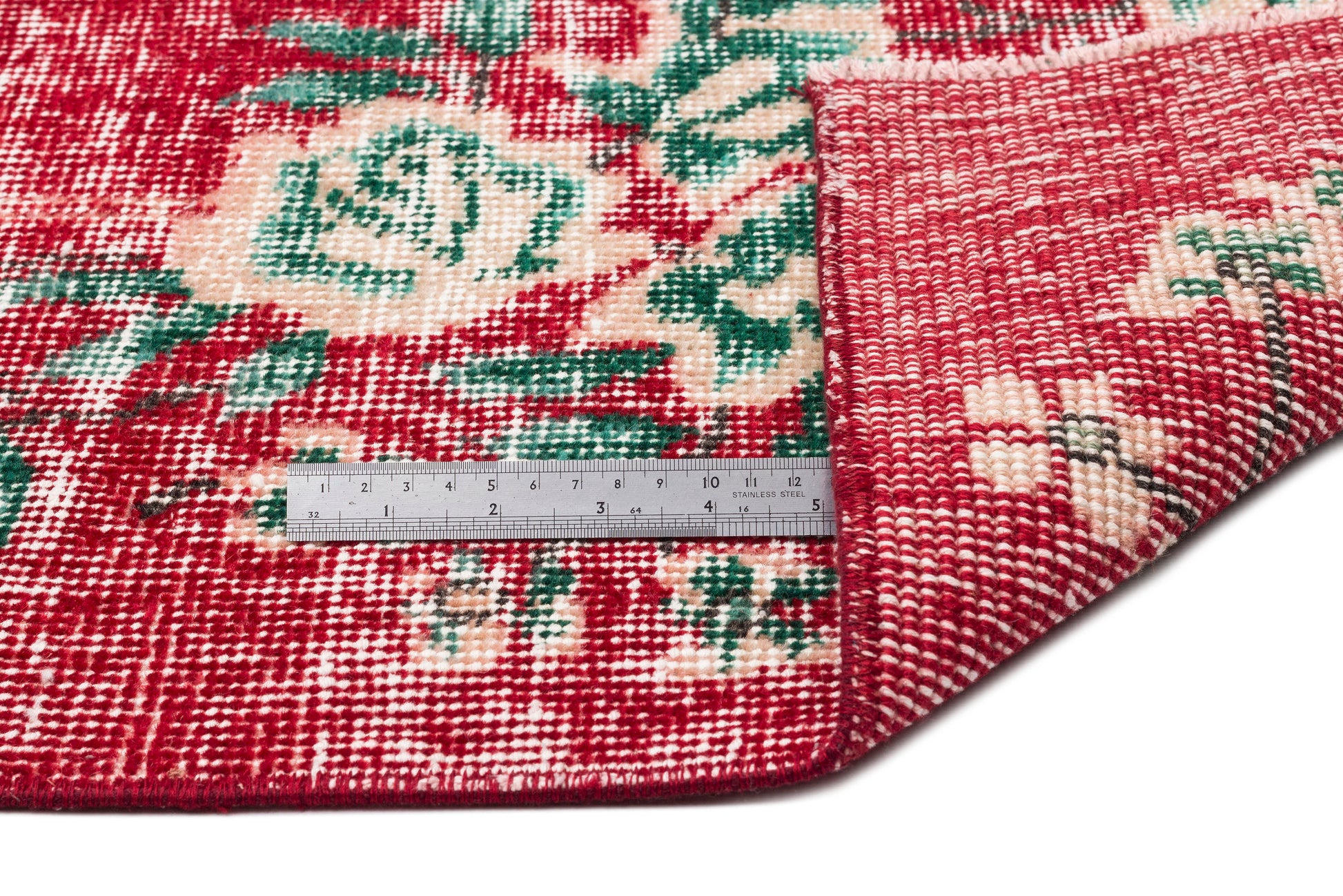 Atina Krem Eskitme Yün El Dokuma Halısı 169 x 281 Apex Unique