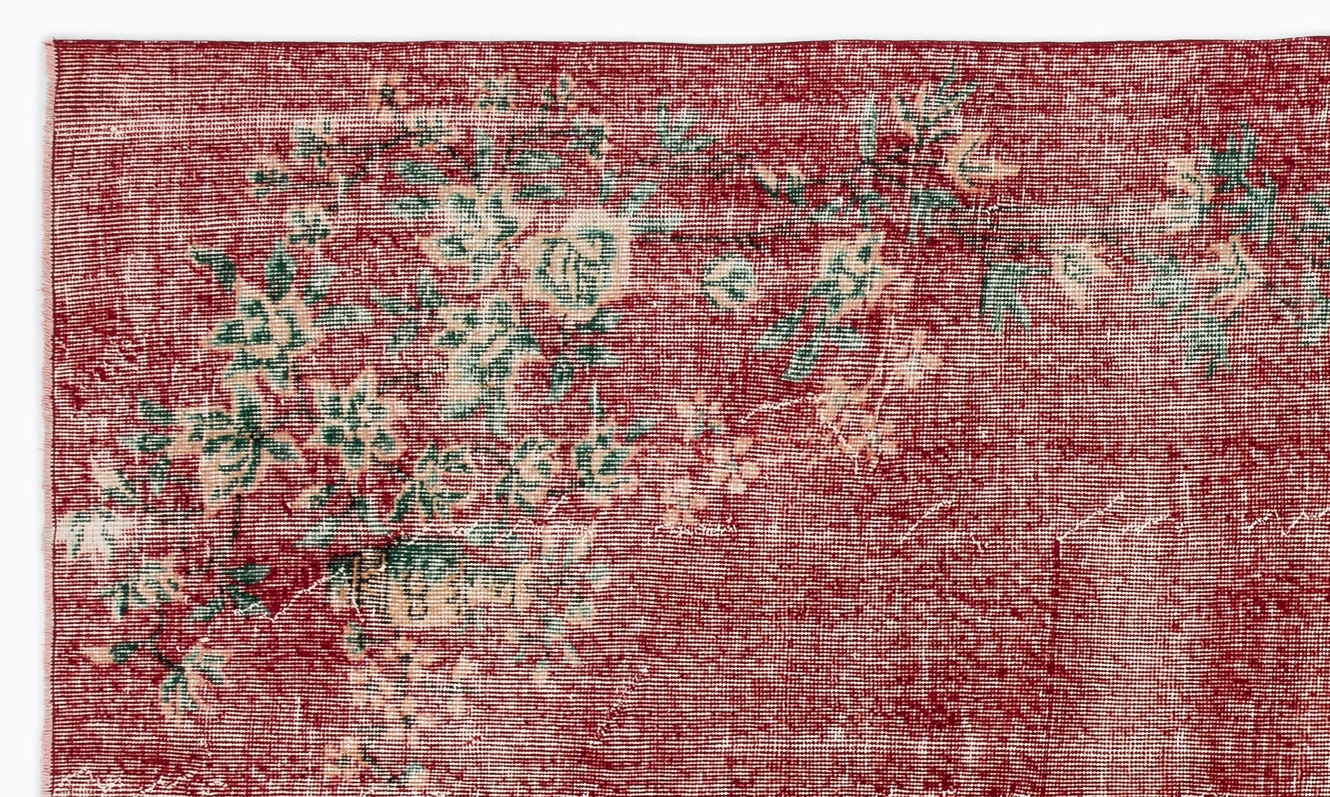 Atina Krem Eskitme Yün El Dokuma Halısı 169 x 281 Apex Unique