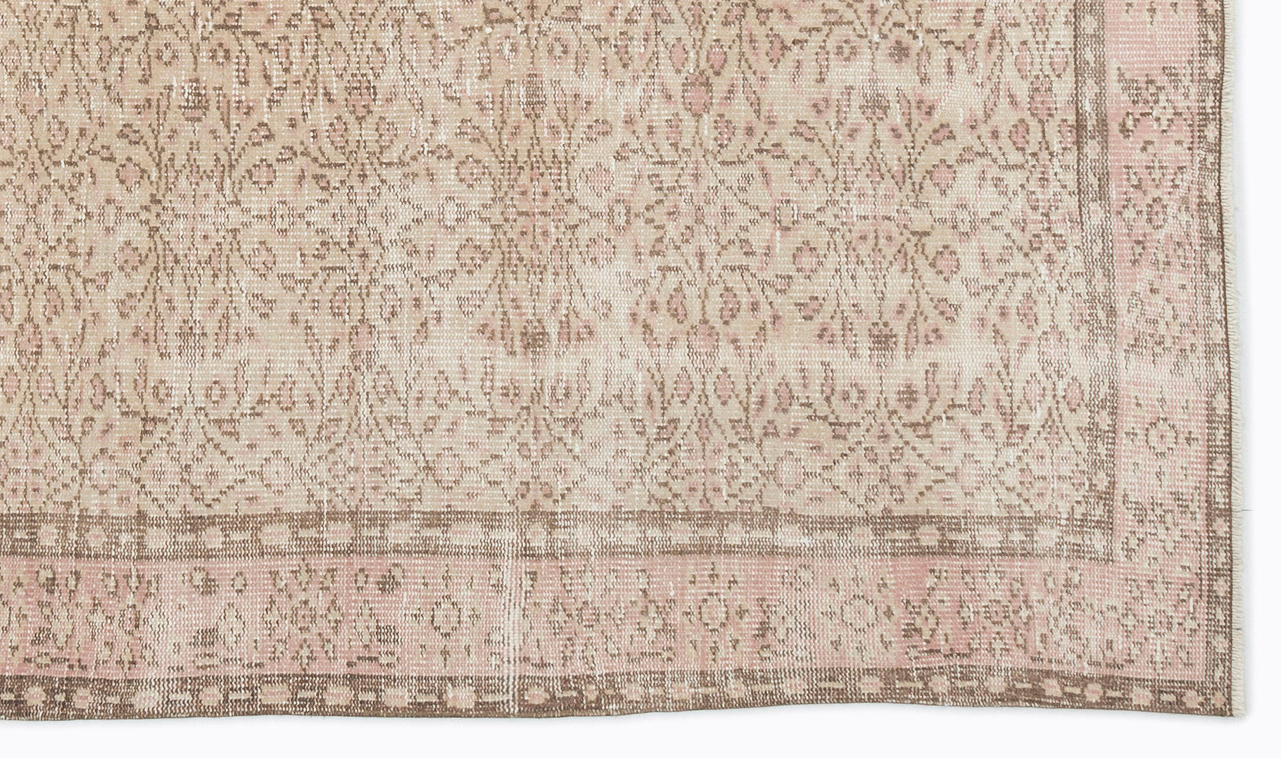 Atina Bej Eskitme Yün El Dokuma Halısı 160 x 265 Apex Unique