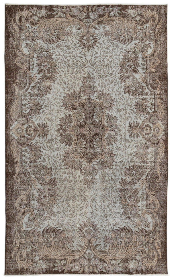 Krem Anadolu Eskitme Klasik Yün Halı 183x298 - Özel Seri