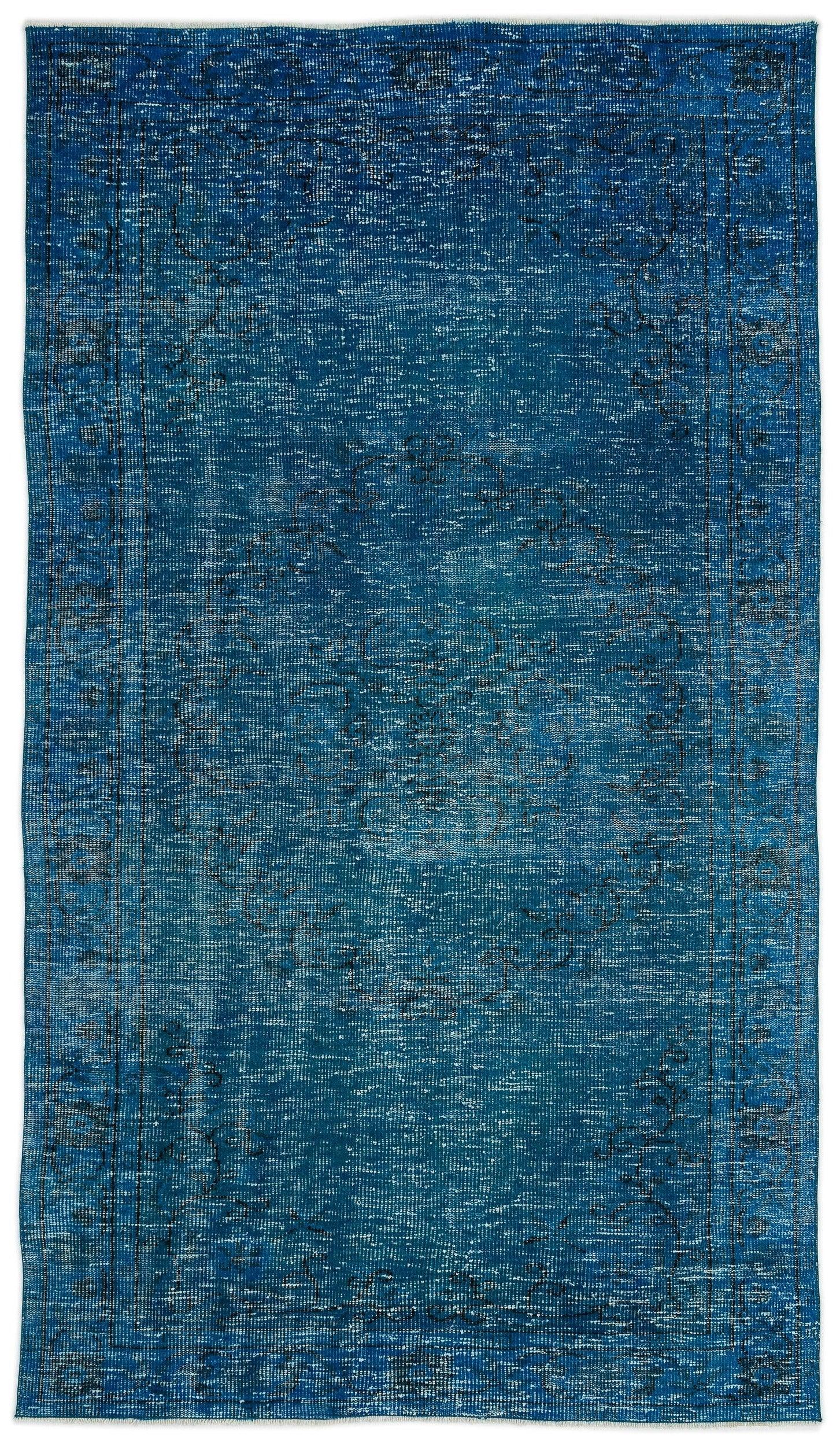 Beyaz Gri Bohem Eskitme Yün Halı 154x268