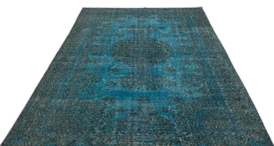 Antrasit Beyaz Bohem Eskitme Yün Halı 173x275
