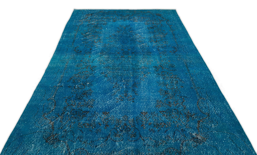 Gri Krem Eskitme Klasik Yün Halı 165x338