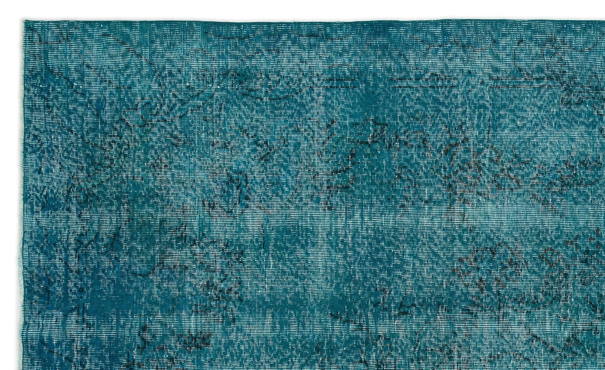 Beyaz Gri Eskitme Klasik Yün Halı 180x305