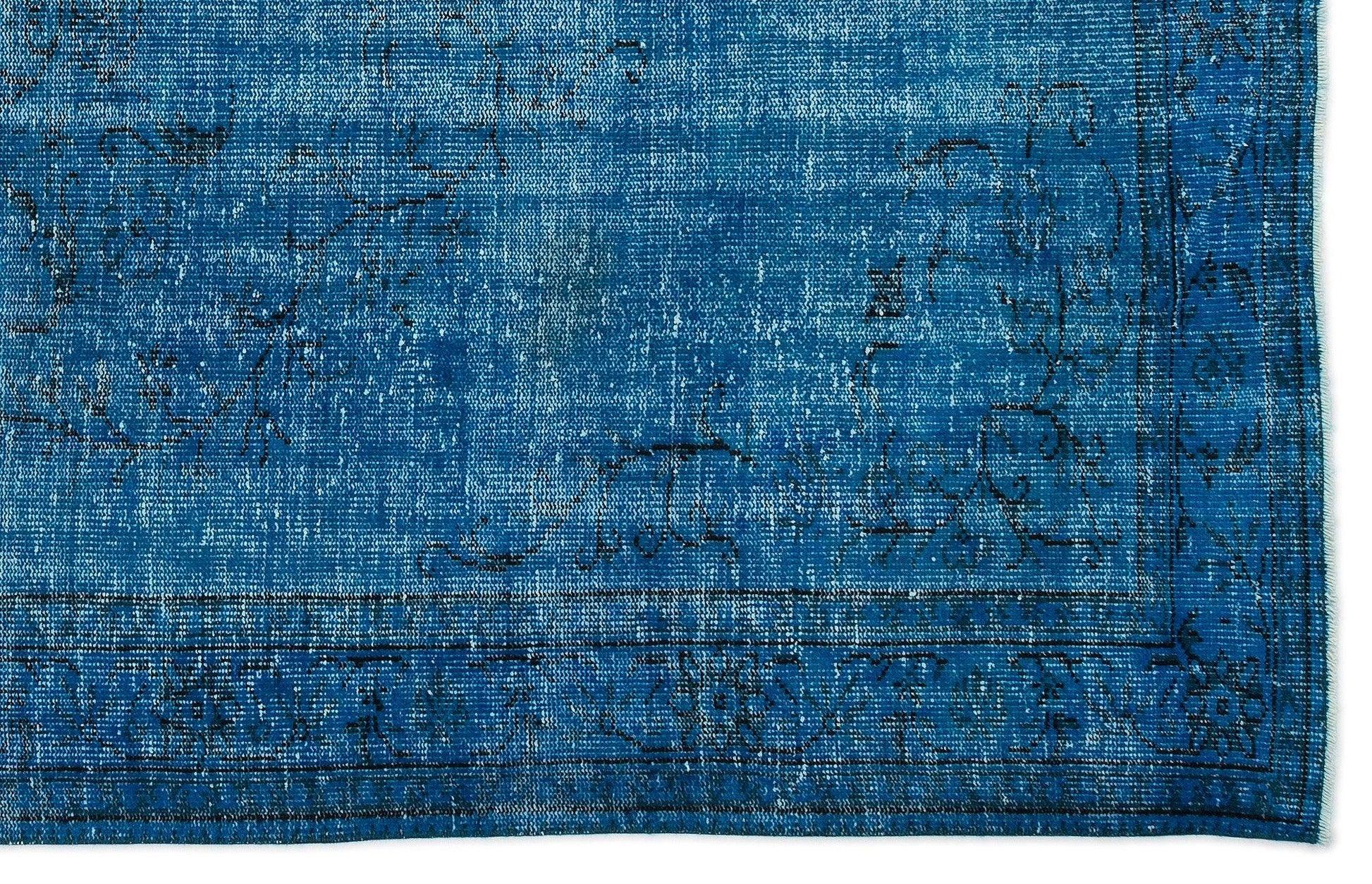 Beyaz Gri Bohem Eskitme Yün Halı 191x296