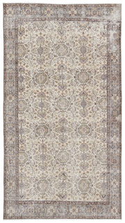 Atina Bej Eskitme Yün El Dokuma Halısı 160 x 285 Apex Unique