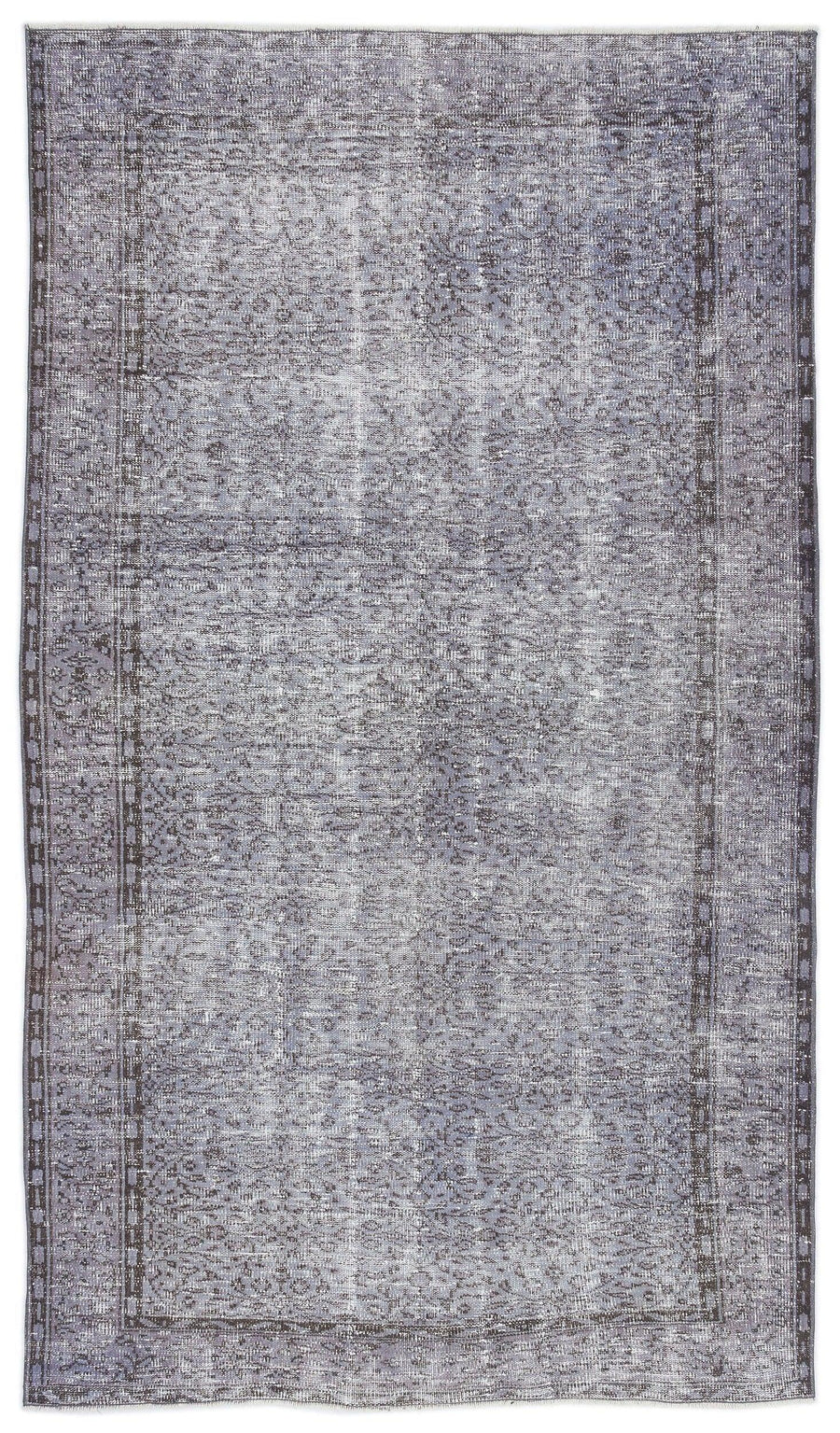 Soyut Desenli Antrasit Gri Halı Kısa Havlı 156x274 cm 15408 – Koridor kullanımı