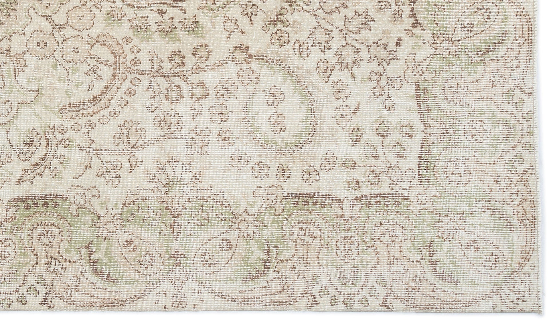 Atina Bej Eskitme Yün El Dokuma Halısı 166 x 284 Apex Unique