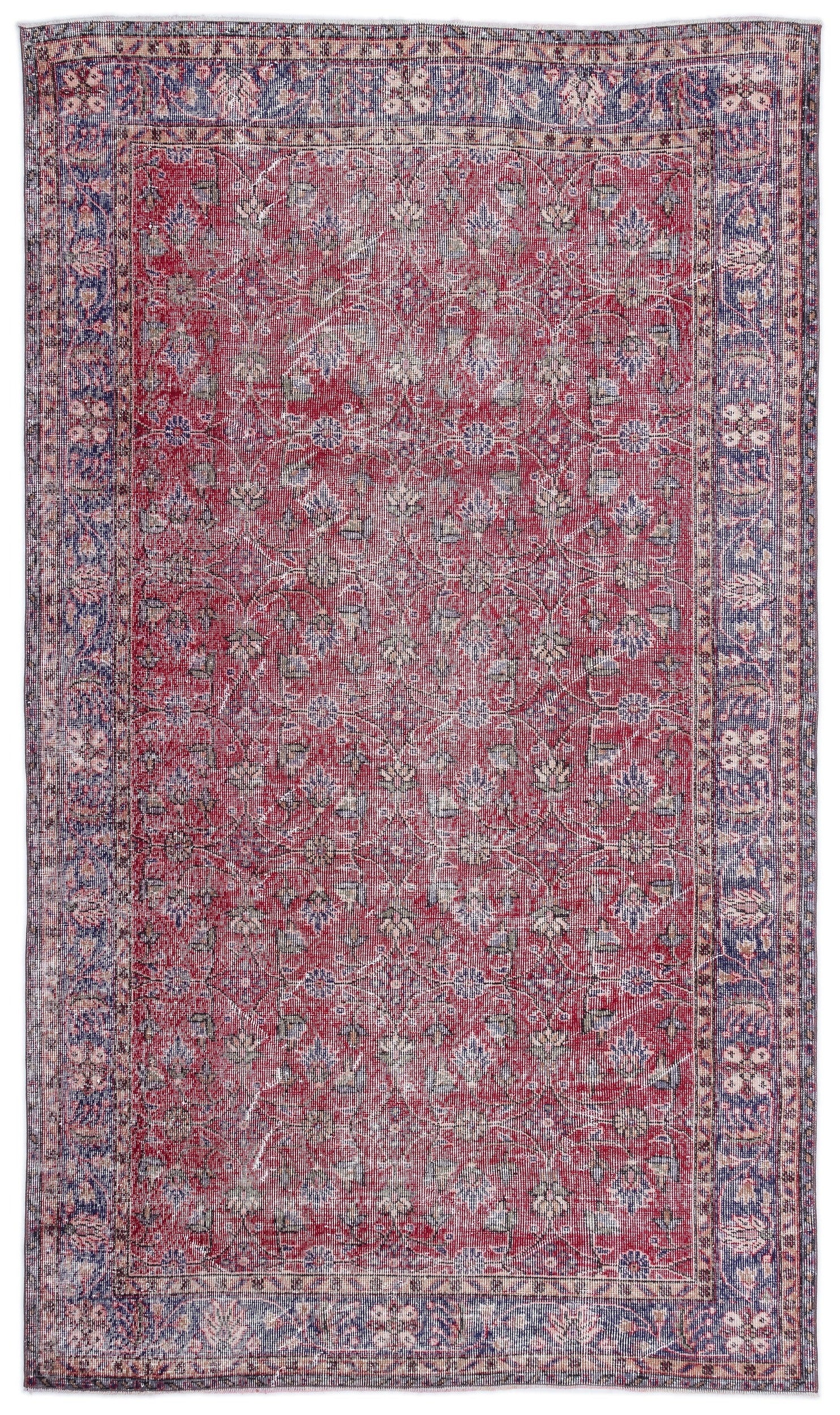 Atina Bej Eskitme Yün El Dokuma Halısı 171 x 290 Apex Unique