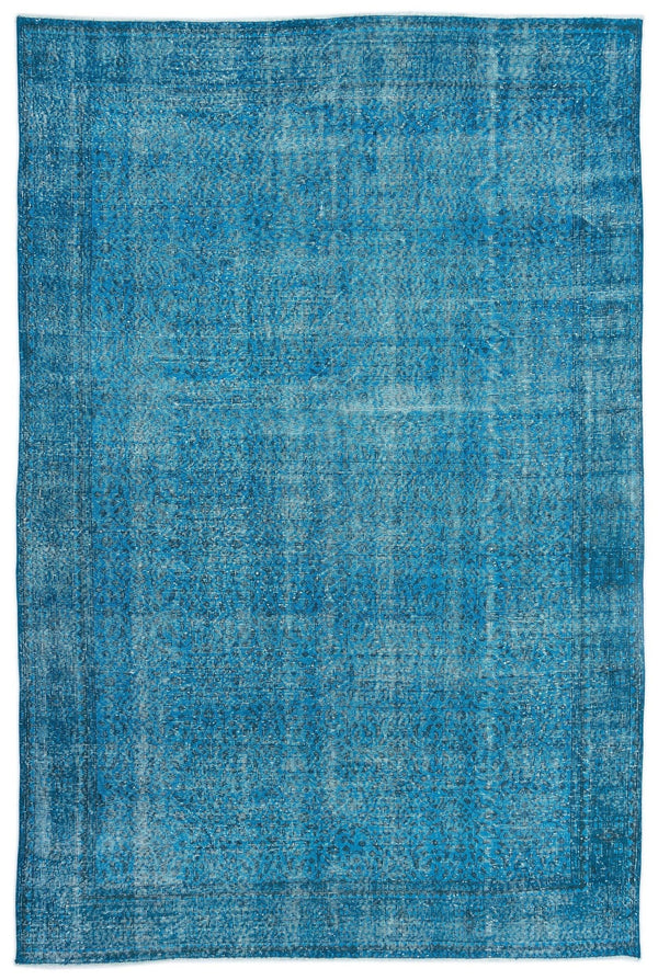 Beyaz Krem Anadolu Eskitme Geometrik Yün Halı 215x315 - Özel Seri