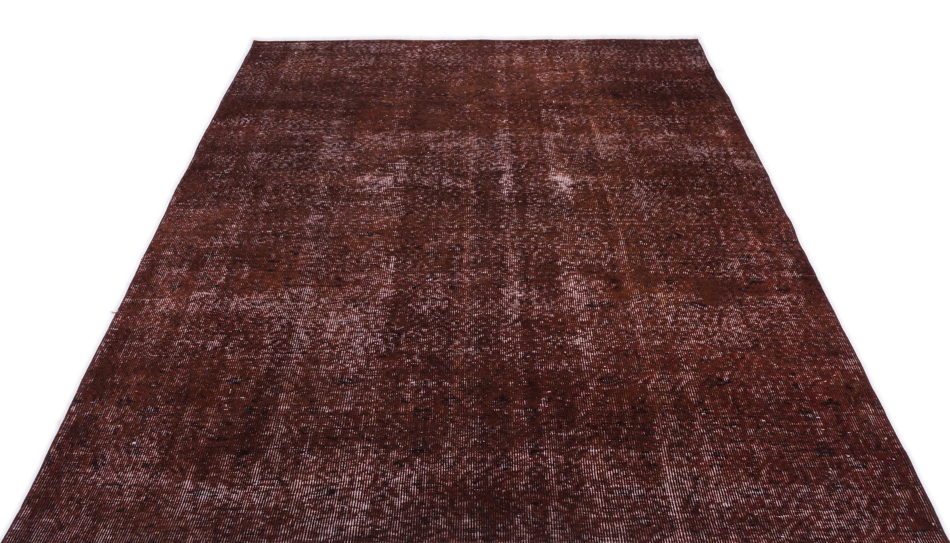 Atina Kahverengi Eskitme Yün El Dokuma Halısı 171 x 280 Apex Unique