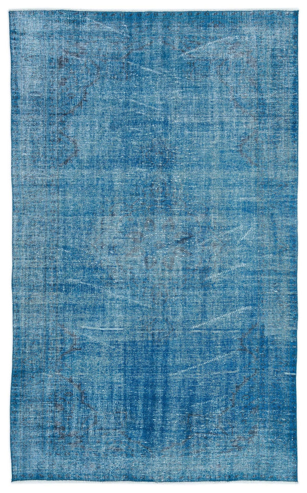 Beyaz Gri Anadolu Eskitme Geometrik Yün Halı 148x244 - Özel Seri