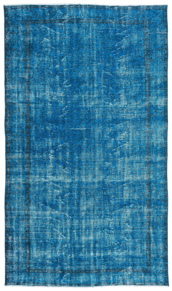 Beyaz Gri Eskitme Geometrik Yün Halı 178x304