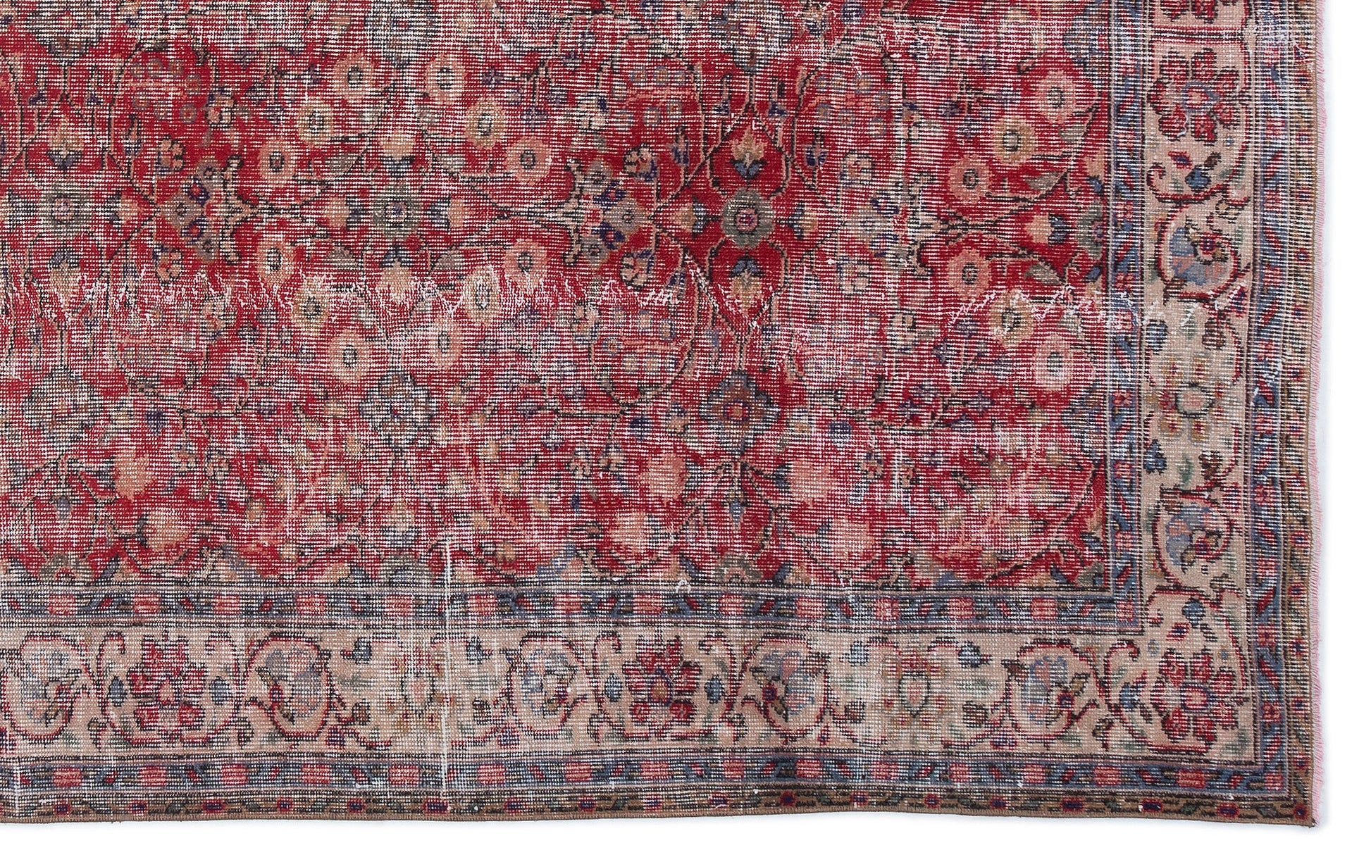 Atina Bej Eskitme Yün El Dokuma Halısı 198 x 317 Apex Unique