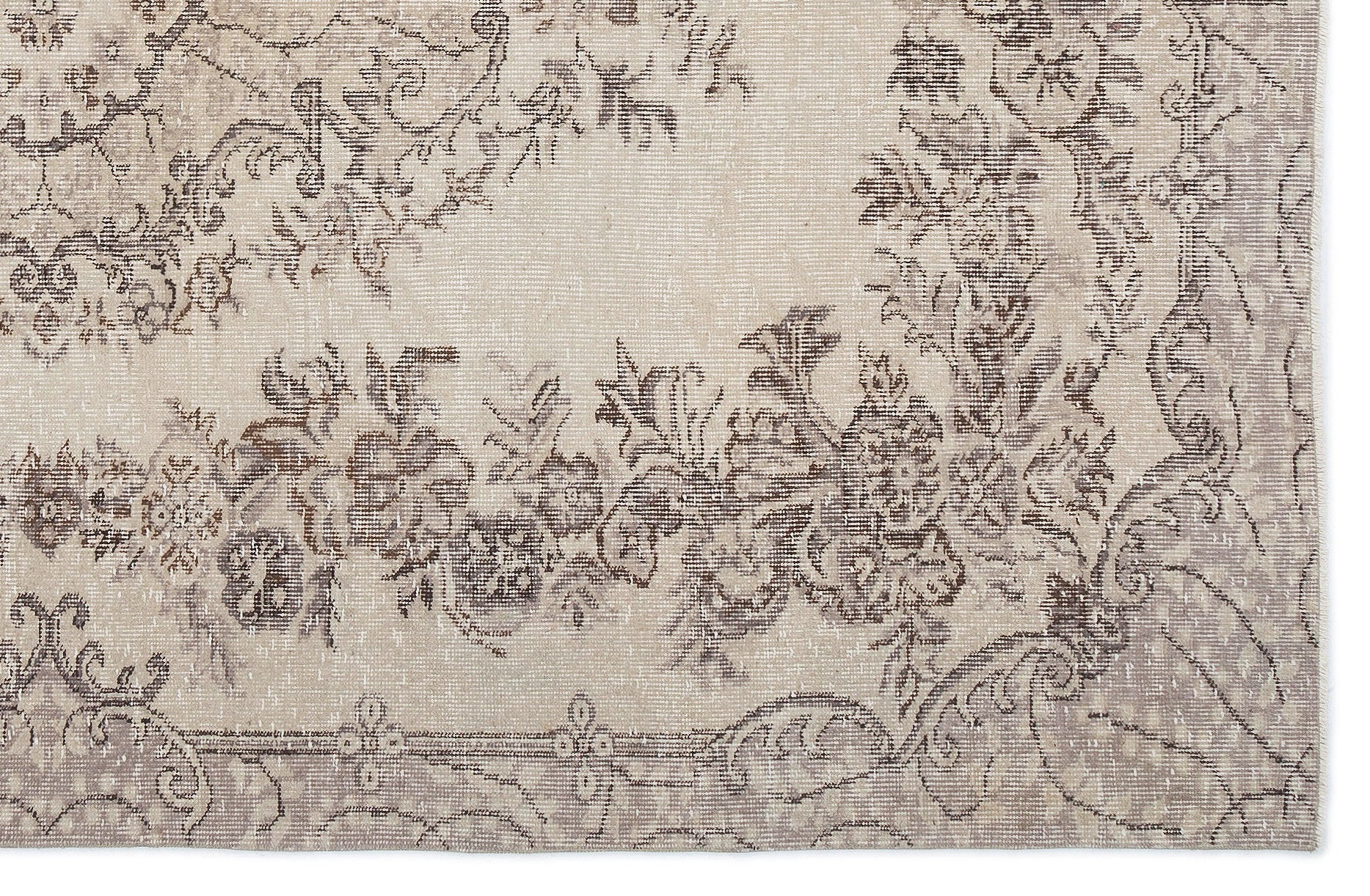 Atina Bej Eskitme Yün El Dokuma Halısı 173 x 268 Apex Unique