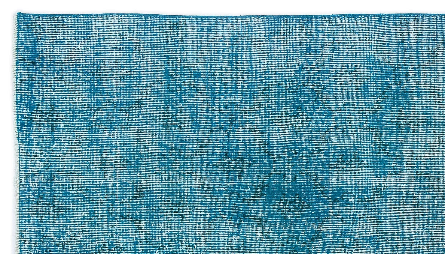 Beyaz Gri Anadolu Eskitme Geometrik Yün Halı 119x210 - Özel Seri
