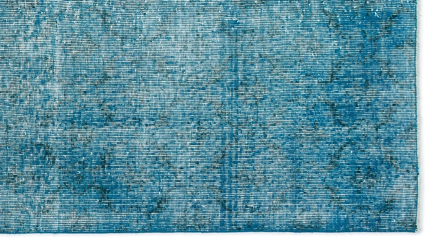Beyaz Gri Anadolu Eskitme Geometrik Yün Halı 119x210 - Özel Seri