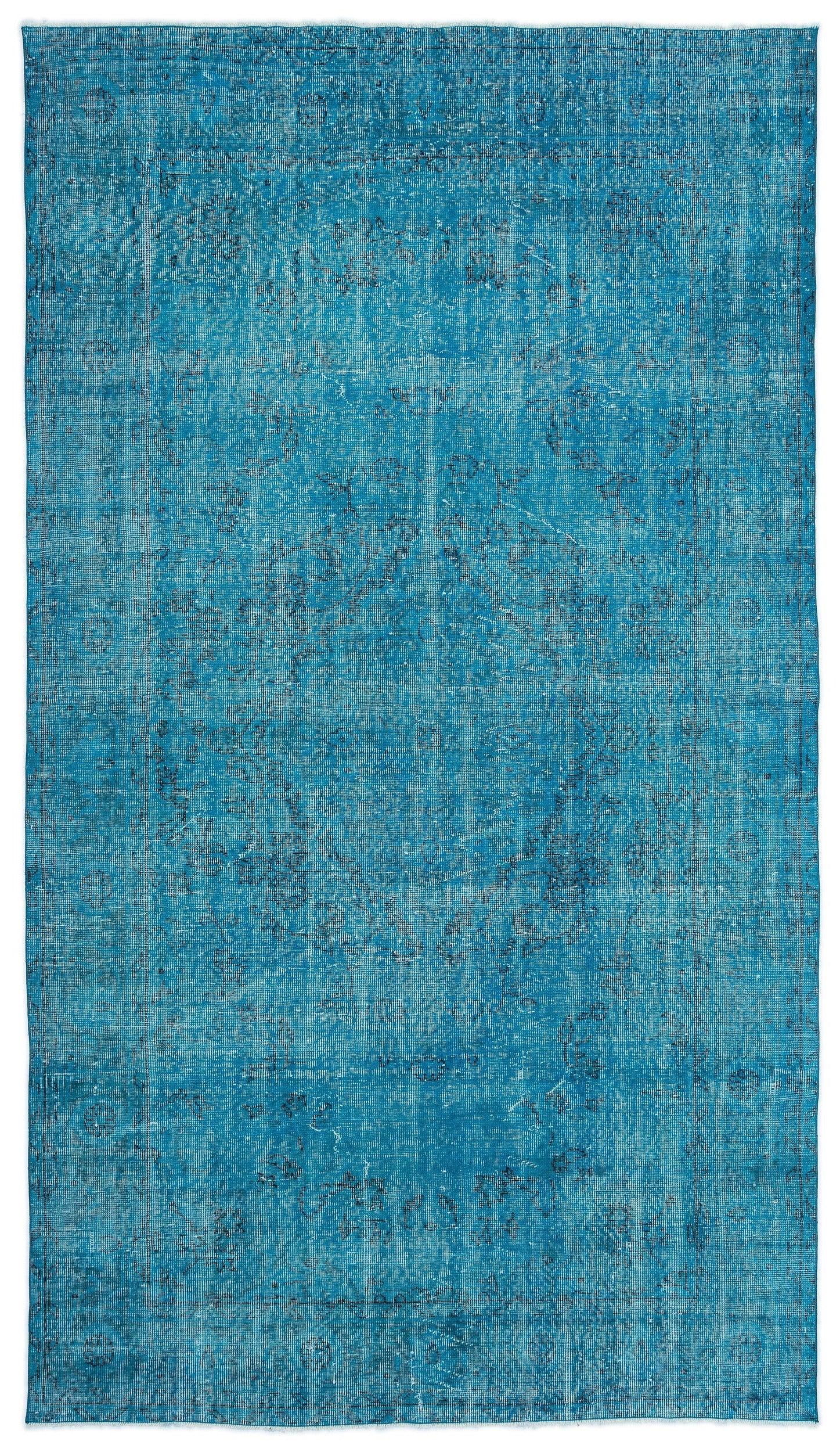 Antrasit Beyaz Anadolu Eskitme Geometrik Yün Halı 169x298 - Özel Seri