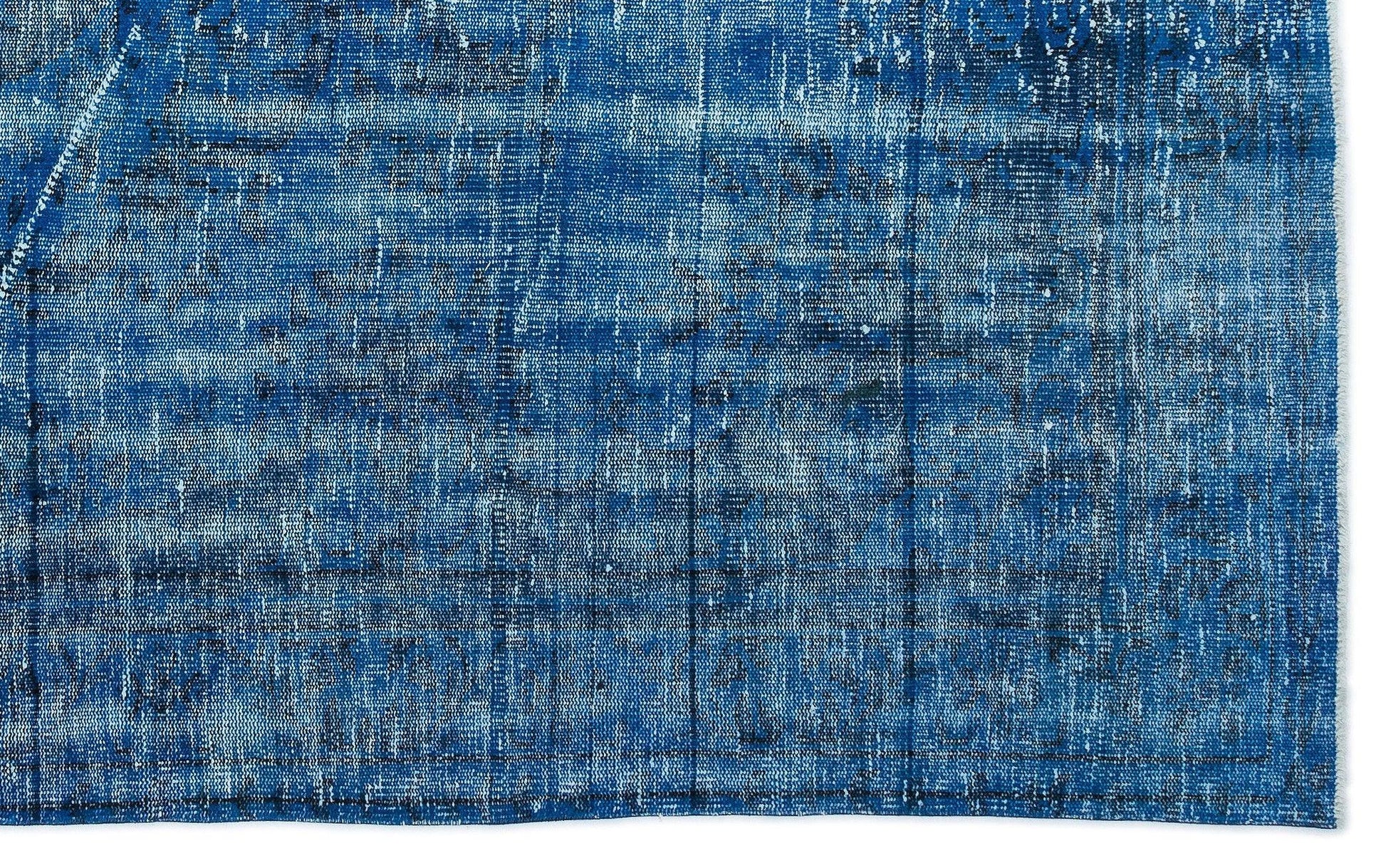 Beyaz Krem Anadolu Eskitme Geometrik Yün Halı 183x295 - Özel Seri