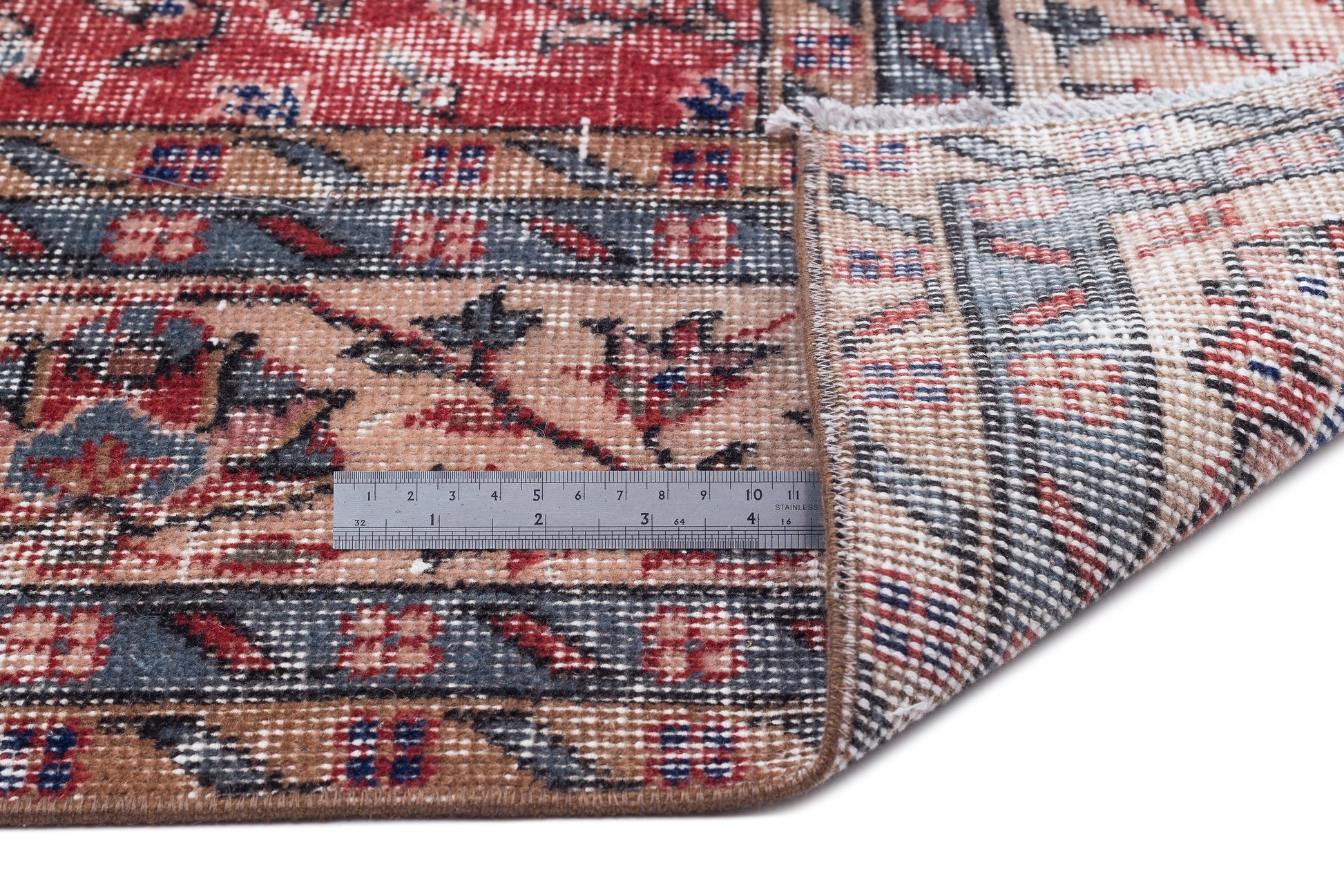 Atina Bej Eskitme Yün El Dokuma Halısı 208 x 309 Apex Unique