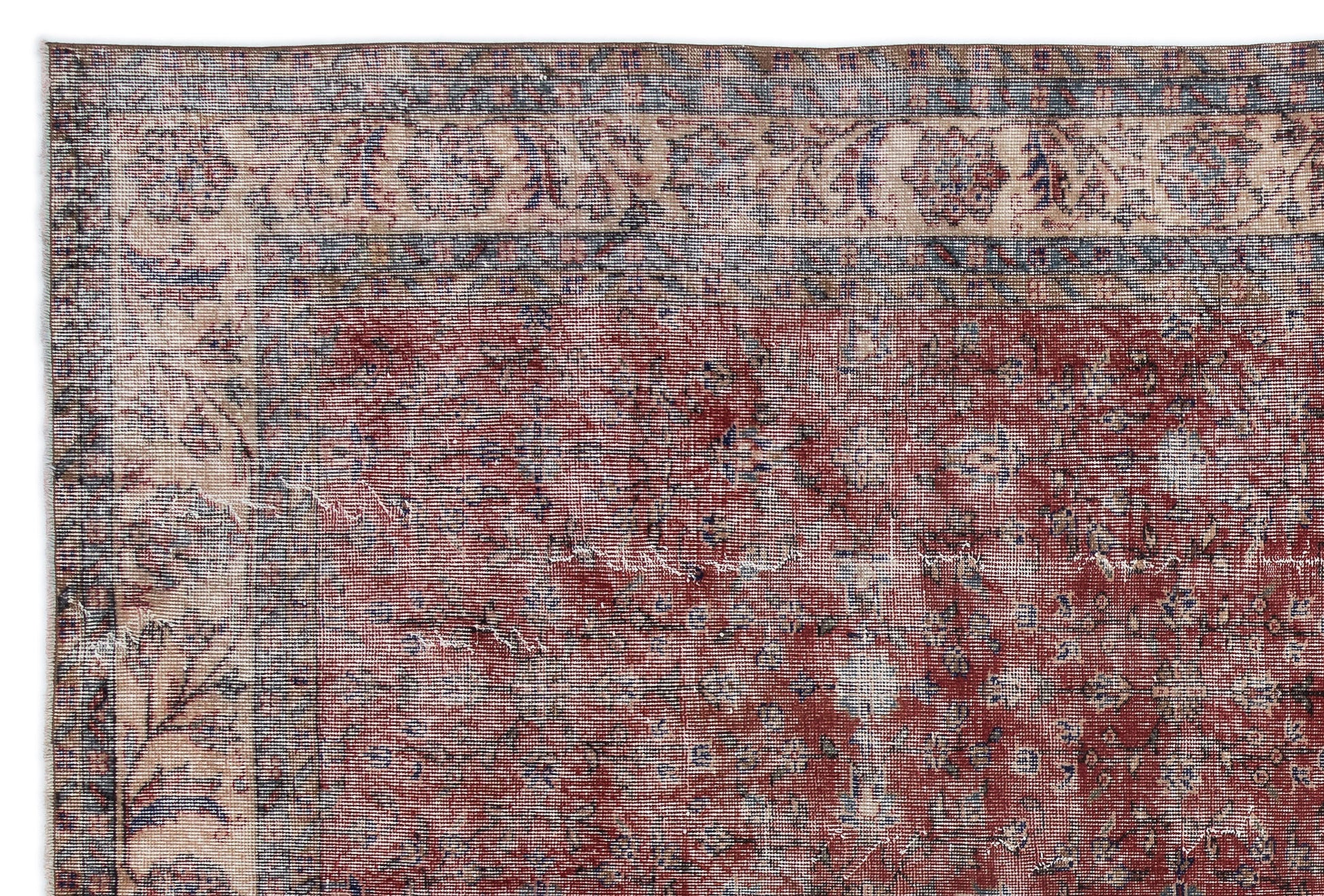 Atina Bej Eskitme Yün El Dokuma Halısı 208 x 309 Apex Unique