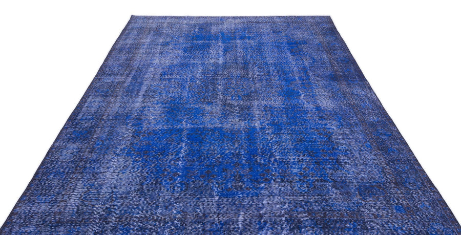Mavi Anadolu Çiçekli Yün Halı 192x323 - Özel Seri