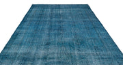 Beyaz Mavi Eskitme Modern Yün Halı 210x320