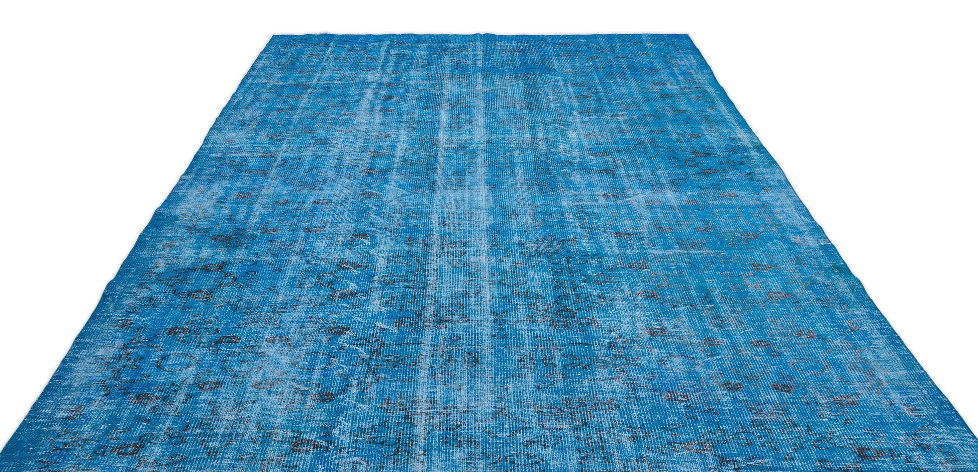 Beyaz Gri Bohem Eskitme Yün Halı 211x323