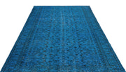 Beyaz Gri Eskitme Geometrik Yün Halı 160x274