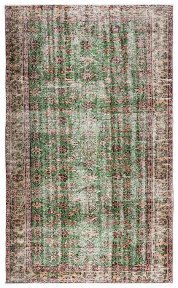 Krem Isparta Bohem Geometrik Yün Halı 155x261 - Özel Seri